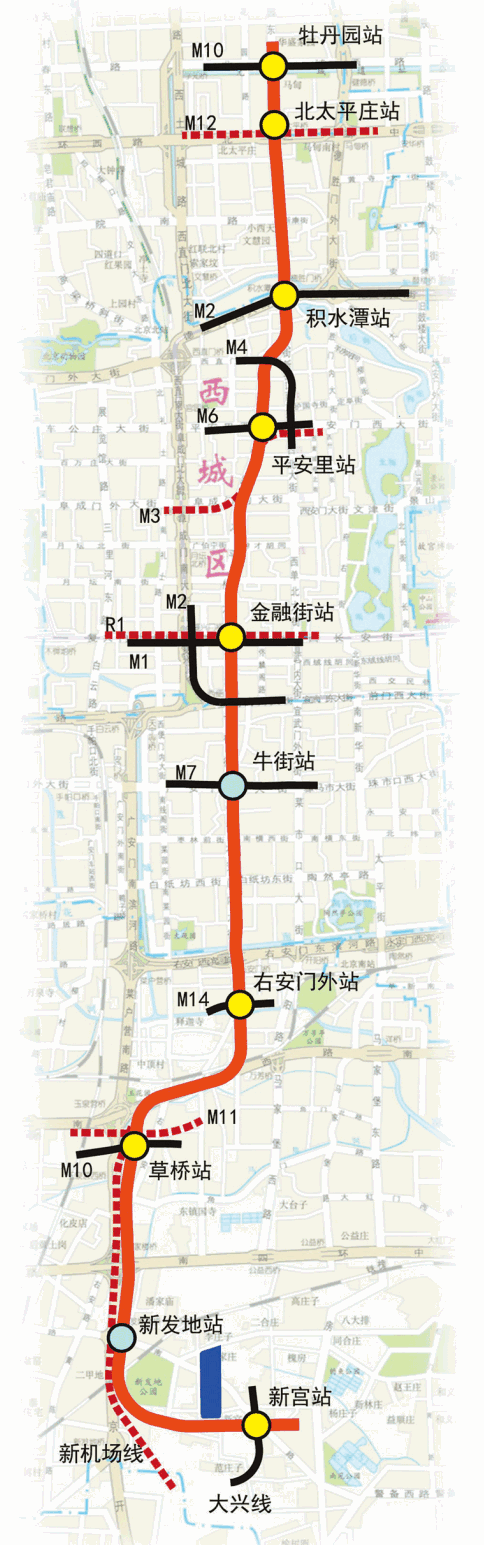 【北京】地铁19号线,首条南北走向地铁快线了解一下